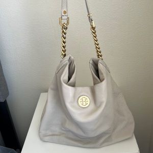 Tory Burch cream soft leather